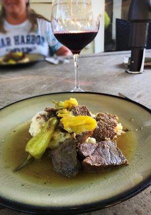 A picture of Mississippi Pot Roast (crockpot).