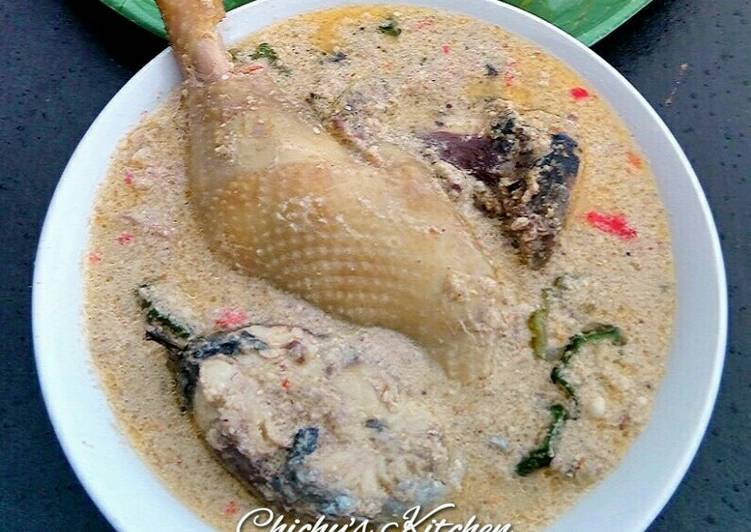 Recipe of Speedy Egusi Peppersoup