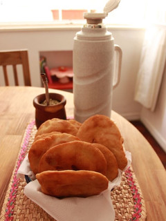 Una foto de Torta frita