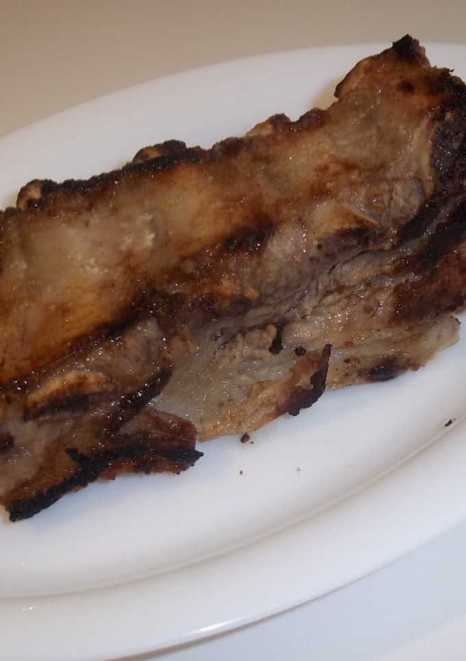 Una foto de Costillas de cerdo a la plancha