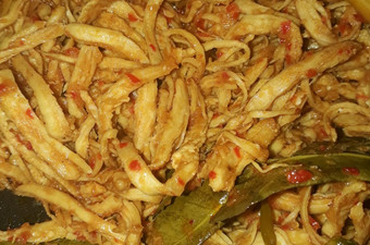 Resep Ayam suwir pedas manis, Bikin Ngiler