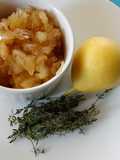 Pear and thyme chutney