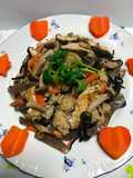 Japanese arroz, hongos, vegetales!