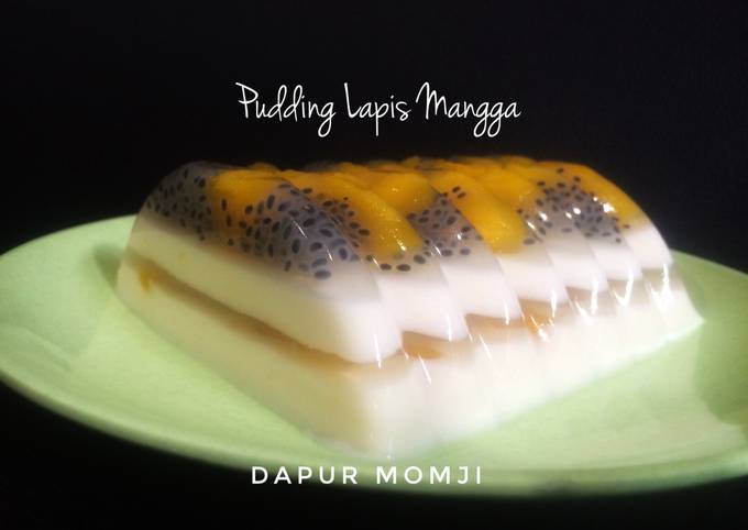 Pudding Lapis Mangga foto resep utama
