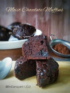 Foto resep Moist Chocolate Muffins