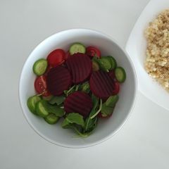 A picture of Super Simple Beetroot and Argula Salad.