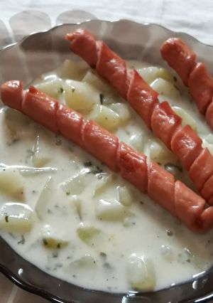 Karalábé főzelék recept fotója