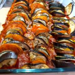Una foto de Ratatouille con batata (boniato)