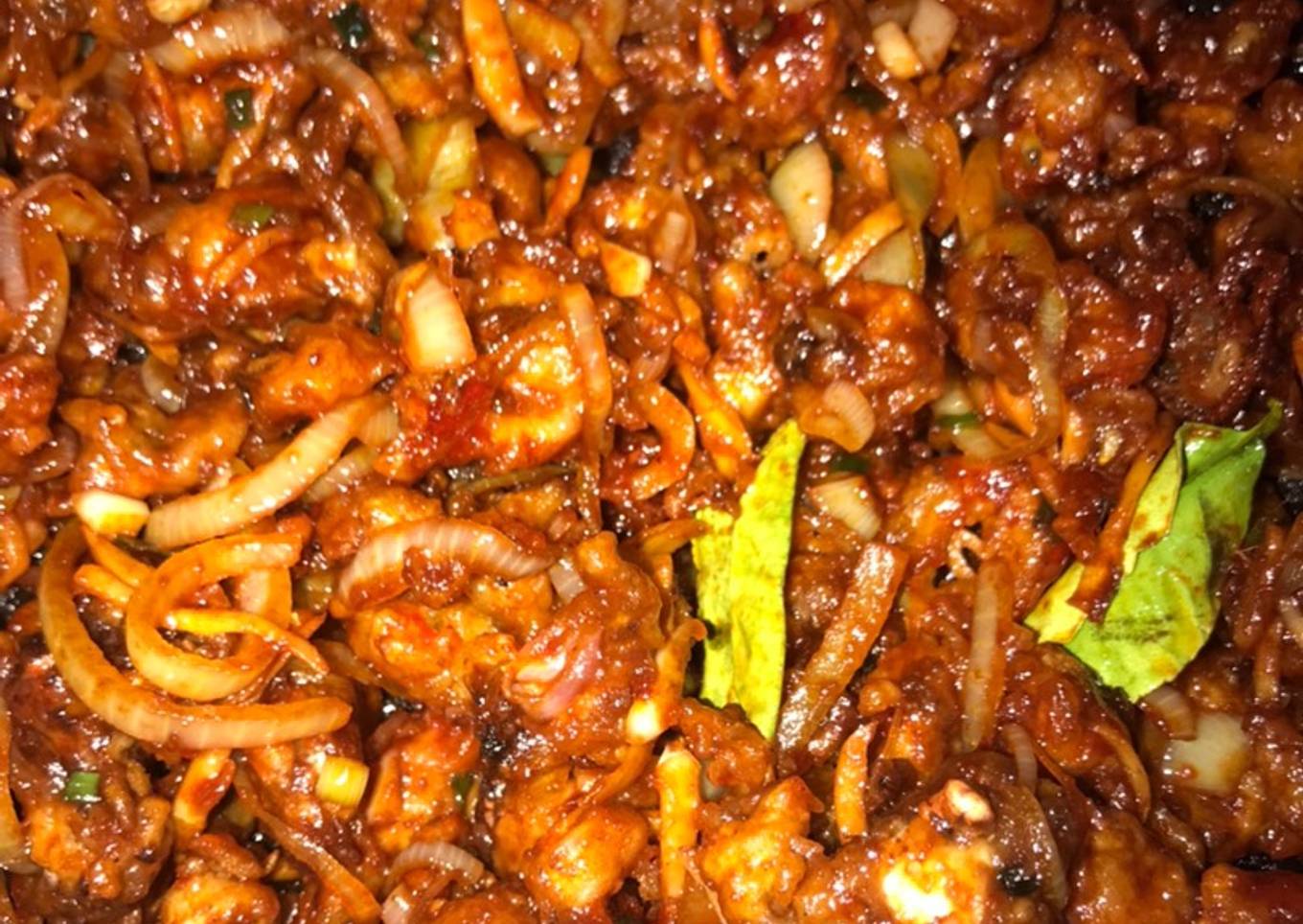 Sotong tepung asam manis balado