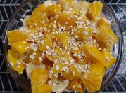 Una foto de macedonia de frutas con mango