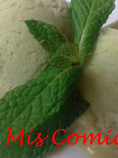 Una foto de Helado de aguacate