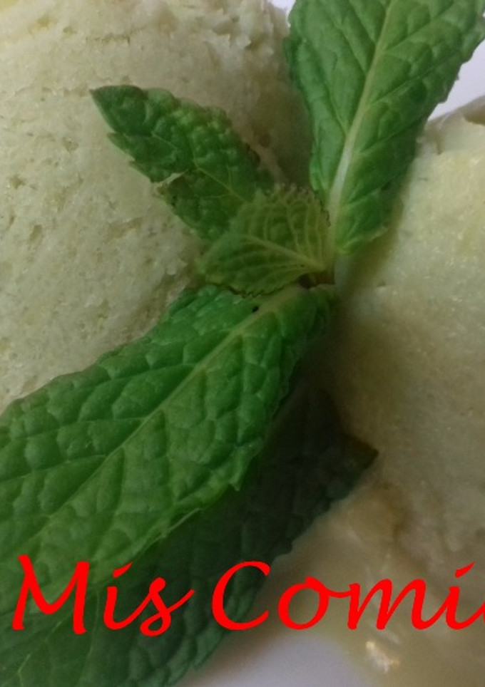 Una foto de Helado de aguacate
