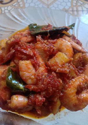 Foto resep Udang kentang balado