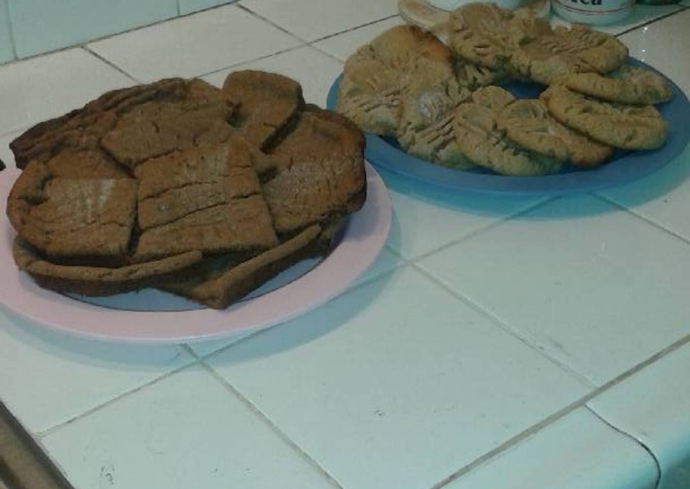 Both Peanut Butter and Chocolate Hazelnut Cheesecake Cookies 