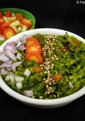 A picture of Spinach Oats.