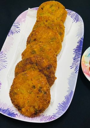 A picture of Corn paneer kebab.