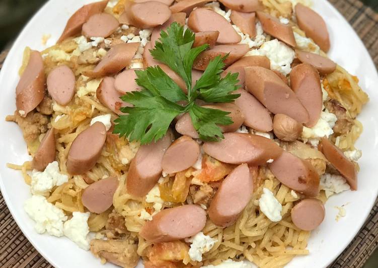 Resep Spaghetti Saus Telur Keju | Cara Bikin Spaghetti Saus Telur Keju Yang Sedap