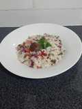 Arroz con shiitake
