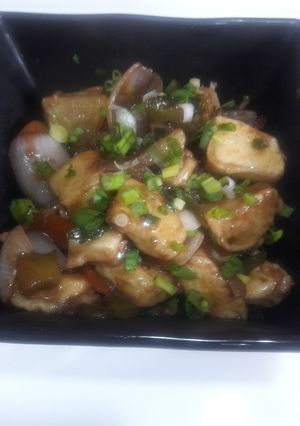 A picture of Paneer Chilli.