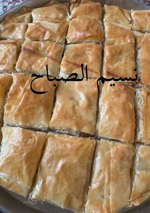 صورة لوصفة #المريول_السوبر جلاش بحشوة كنافه