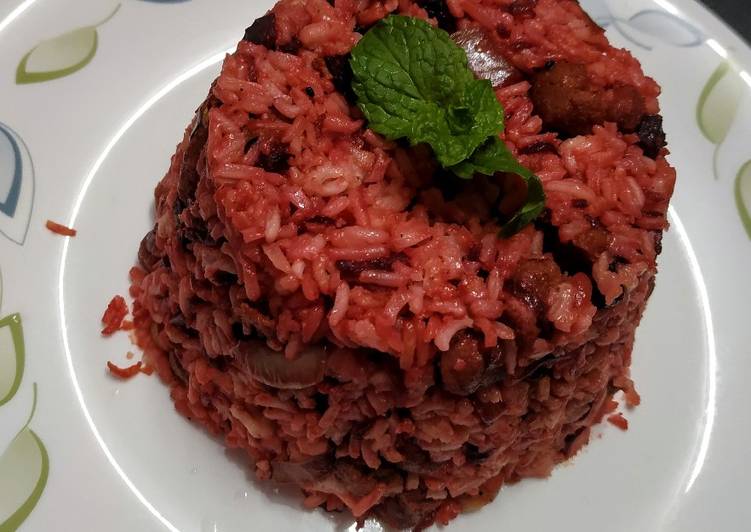Step-by-Step Guide to Prepare Favorite Beetroot soyabean rice