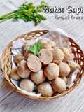Bakso Sapi Kenyal Kress (Olahan Daging Kurban)