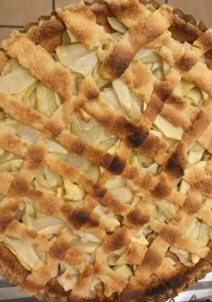 Una foto de Kuchen de manzana