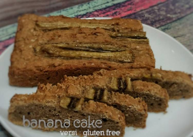 Banana cake (versi: gluten free)