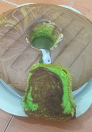 Foto resep Marmer Cake Pandan