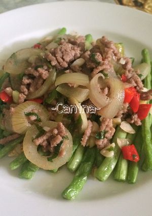 Foto resep Baby Buncis Siram Daging