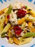 Quick Chicken 🐔 Pasta Salad for a Crowd !!!!!! 😍