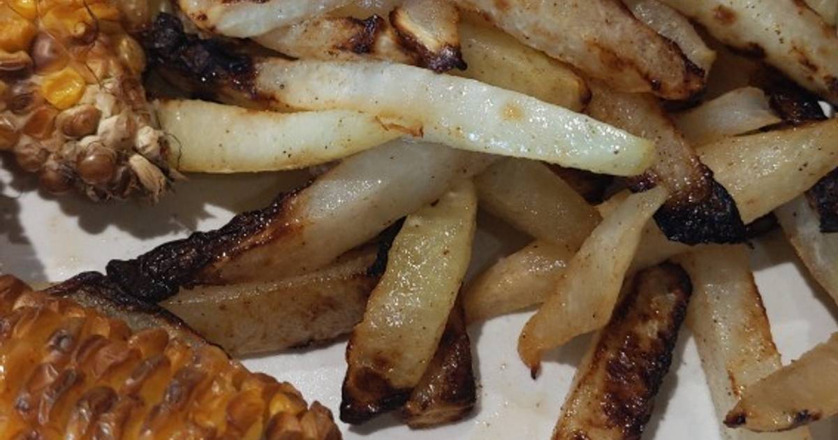 Air fryer Kohlrabi Fries Recipe by EmmaJane Cookpad