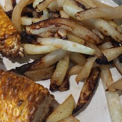A picture of Air fryer Kohlrabi Fries.