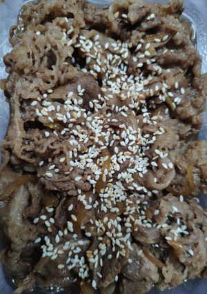 Foto resep Ketofriendly Gyudon / Beef Bowl ala Yoshinoya