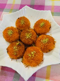 صورة لوصفة كنافة بقالب الكب كيك 👌👏🧁