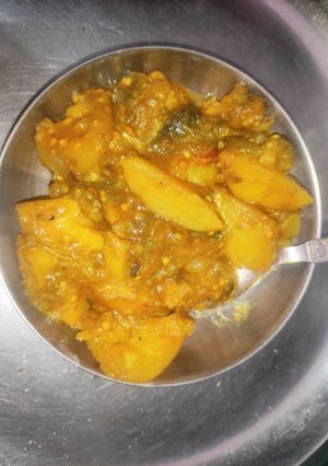 आलू बैंगन की सब्जी (aloo baingan ki sabzi recipe in Hindi) रेसिपी मुख्य फोटो