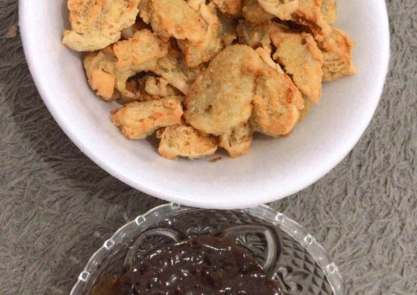 Tahu walik simple dengan petis