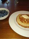 Spelt flour pancakes