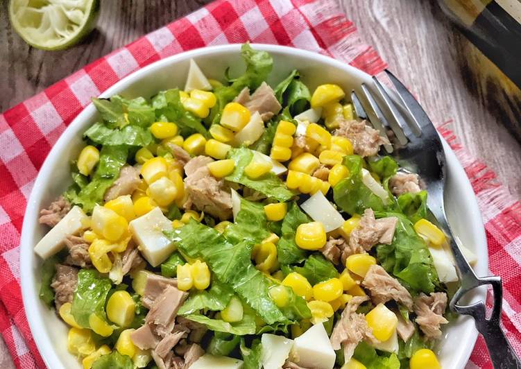Cara Gampang Menyiapkan Salad Tuna Jagung, Lezat