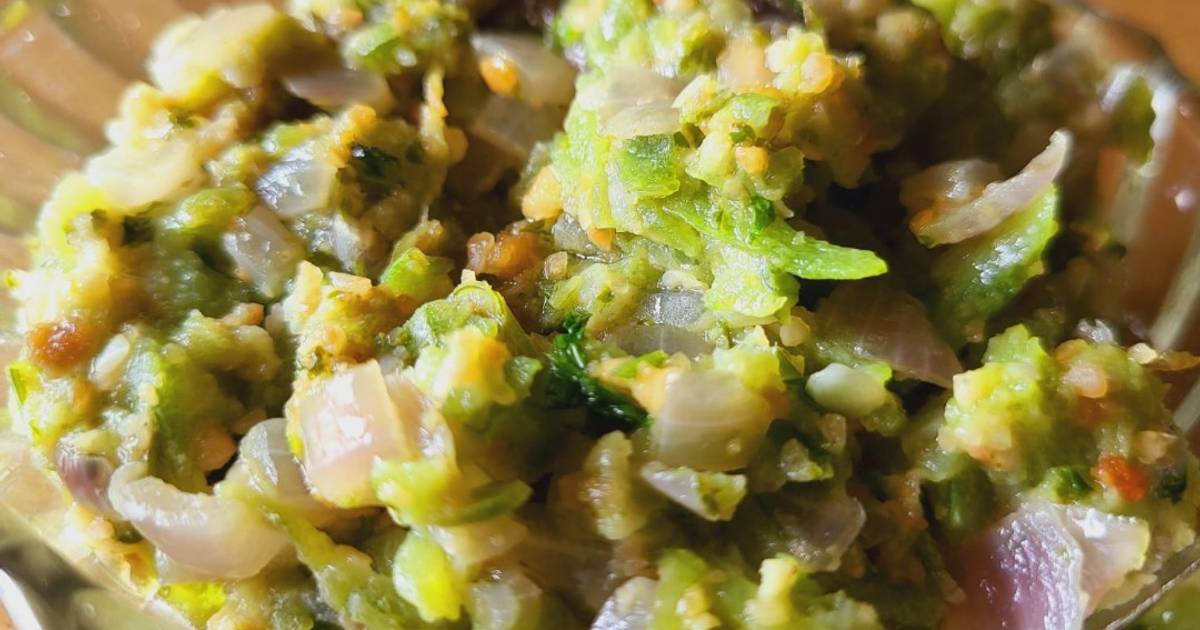 Ridge gourd thecha Recipe by Pragati Hakim - Cookpad
