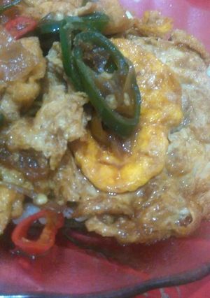 Foto resep Telur ceplok masak kecap
