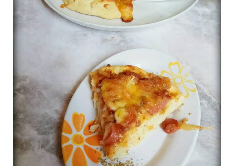 Langkah Mudah untuk Menyiapkan Simple Pizza Cheese Anti Gagal