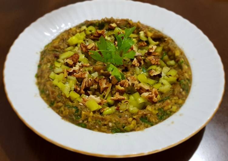 Recipe of Super Quick Homemade Baba Ghanoush بابا غنوج