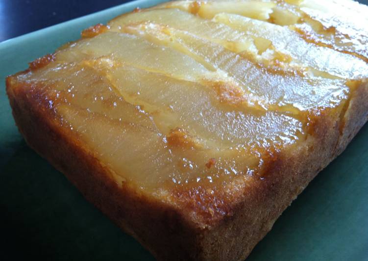 Simple Way to Prepare Homemade Pear Upside-down Cake