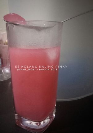 Foto resep Es kolangkaling pinky