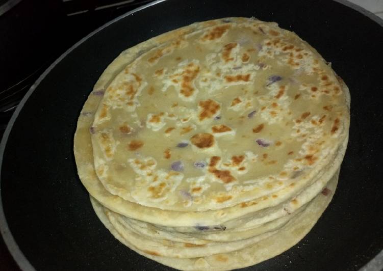 Easiest Way to Make Perfect Soft Onion chapati