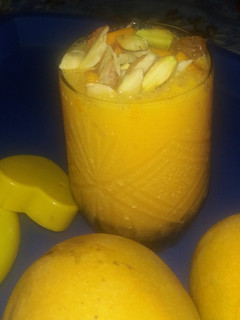 A picture of Mango shake.