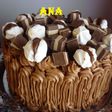 Torta golosa cumpleaños de 80