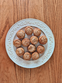 Una foto de Muffins de banana 🍌 y manzana 🍎