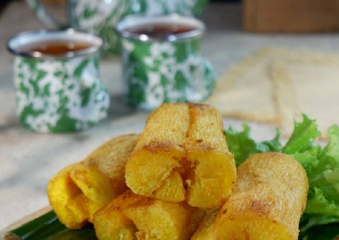 Resep Singkong Goreng Merekah Resep Singkong Goreng Merekah